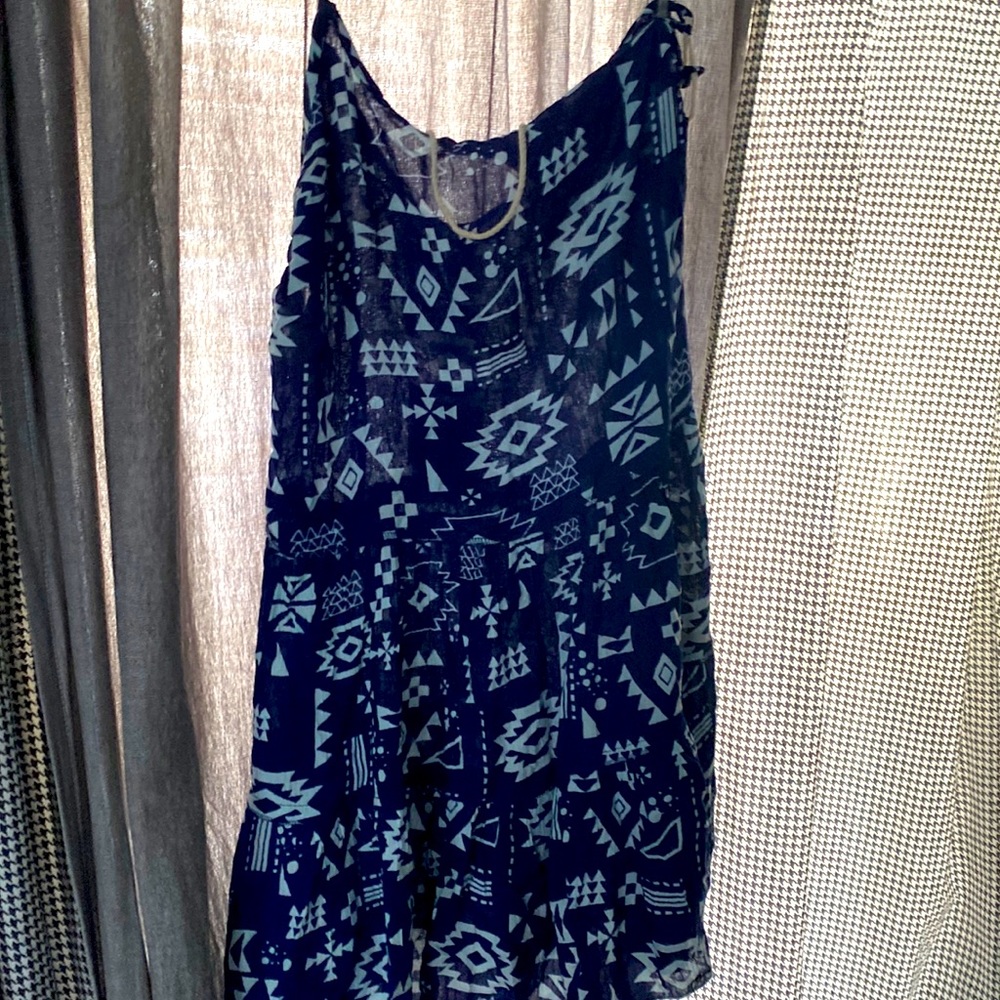 Blue sim dress never worn too small for me